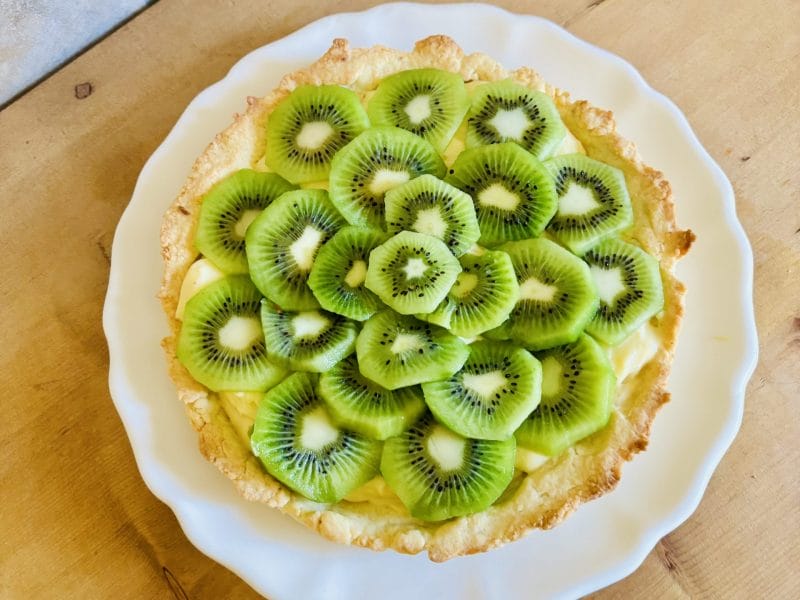 Cliquez pour zoomer ! Tarte aux kiwis Thermomix par Candyella✨