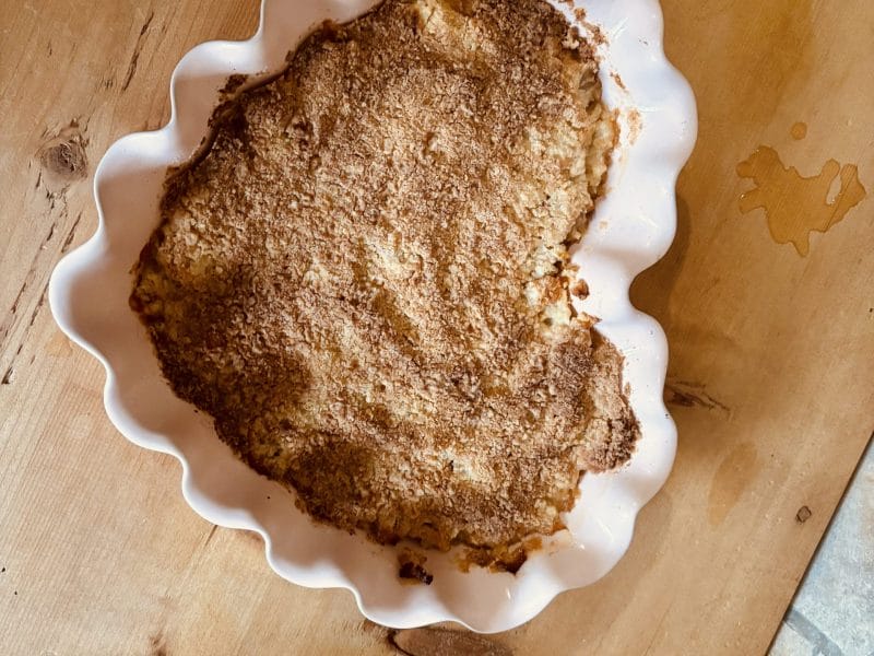 Cliquez pour zoomer ! Crumble coco, poires et pommes Thermomix par Candyella✨