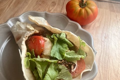 Cliquez pour zoomer ! Wraps tomates, mozzarella et basilic Thermomix par Candyella✨
