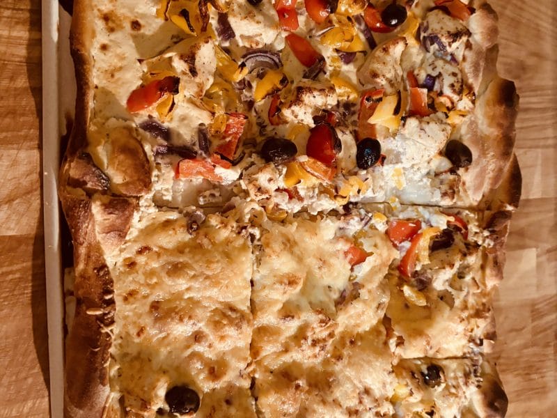 Cliquez pour zoomer ! Pizza poulet tandoori Thermomix par Candyella✨