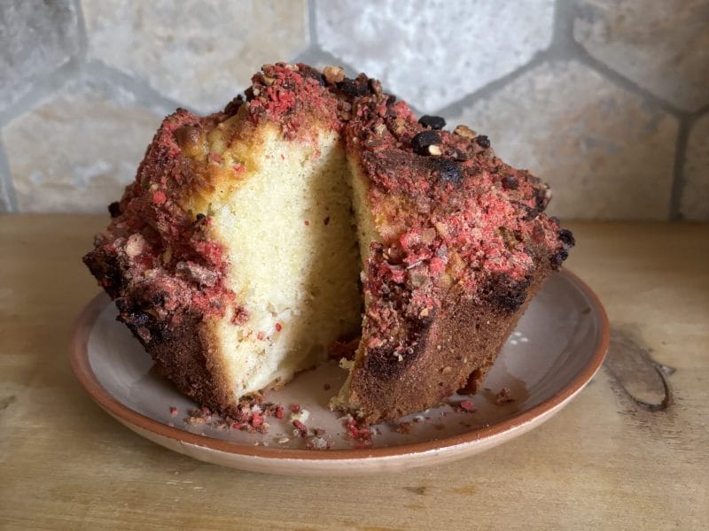 Cliquez pour zoomer ! Gateau lyonnais aux poires et pralines roses Thermomix par Candyella✨