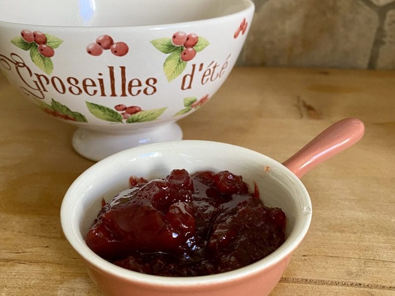 Cliquez pour zoomer ! Confiture de groseilles et pommes Thermomix par Candyella✨