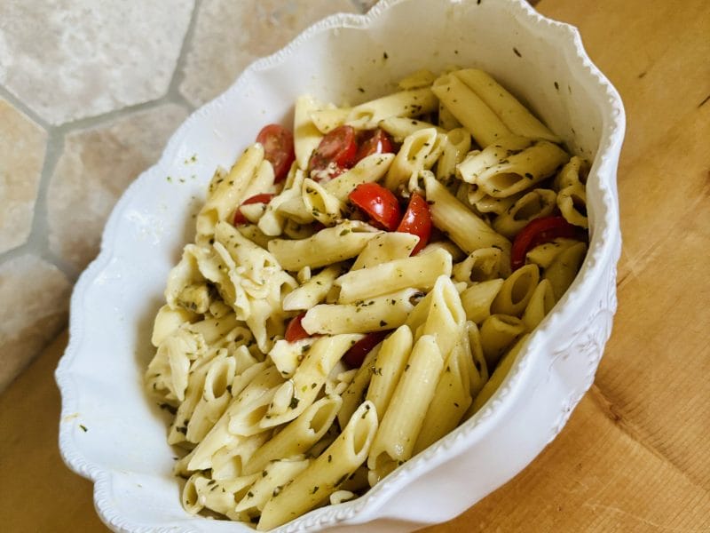 Cliquez pour zoomer ! Salade de pâtes caprese Thermomix par Candyella✨