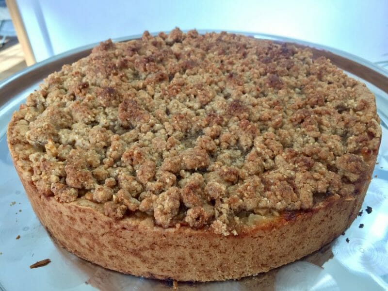 Cliquez pour zoomer ! Tarte aux pommes façon crumble Thermomix par MaCa62620