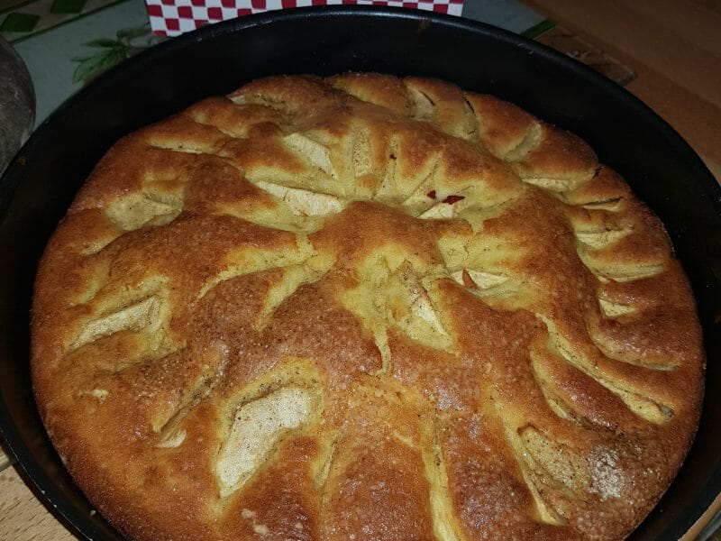 Cliquez pour zoomer ! Gâteau aux pommes et mascarpone Thermomix par Nath-georget