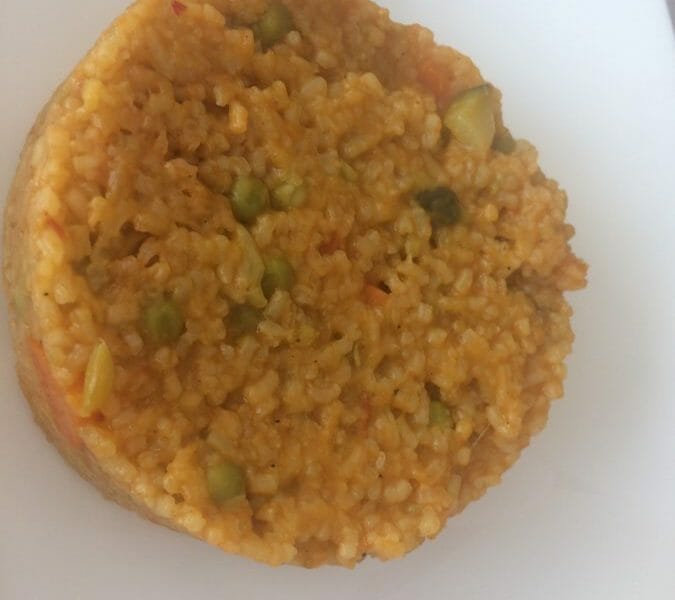 Cliquez pour zoomer ! Riz safrané aux petits légumes Thermomix par virm