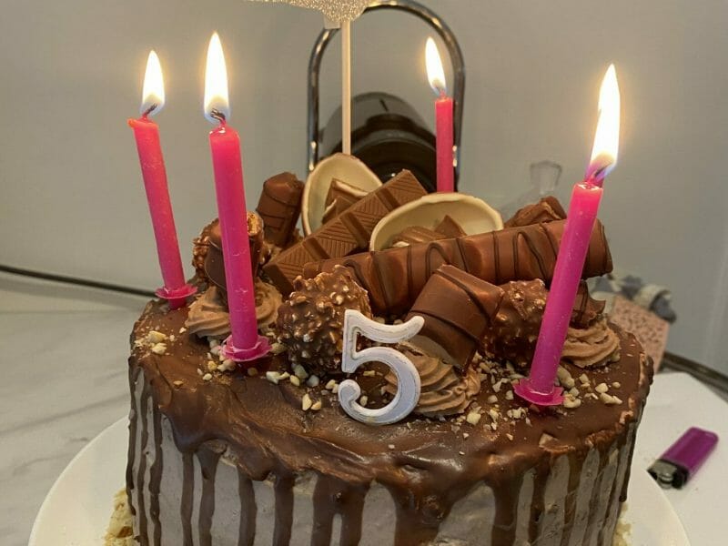 Cliquez pour zoomer ! Layer cake Kinder Bueno Thermomix par tite-titi