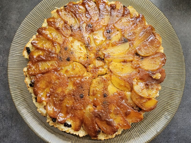 Cliquez pour zoomer ! Gâteau renversé aux pommes caramélisées Thermomix par virginie54