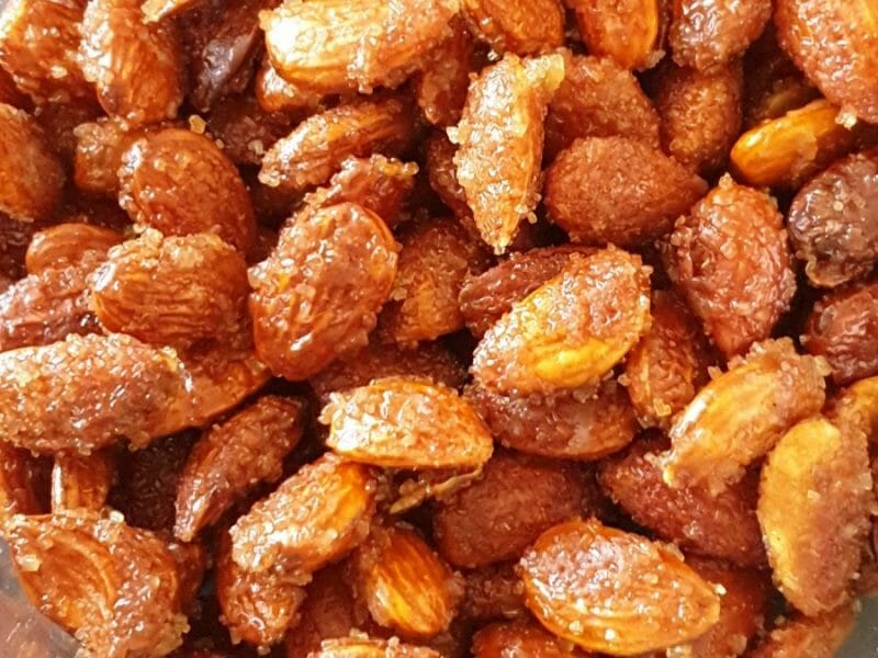 Cliquez pour zoomer ! Amandes grillées à la cannelle et au miel Thermomix par virginie54