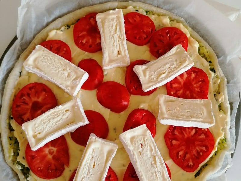 Cliquez pour zoomer ! Tarte courgette, jambon & chèvre Thermomix par Highlandeuse