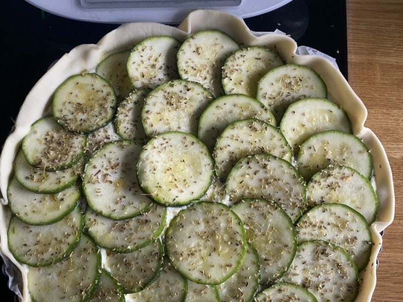 Cliquez pour zoomer ! Tarte courgettes et ricotta Thermomix par Nico