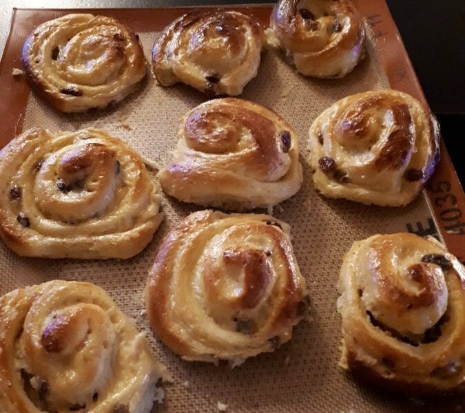 Cliquez pour zoomer ! Pains aux raisins Thermomix par stepho