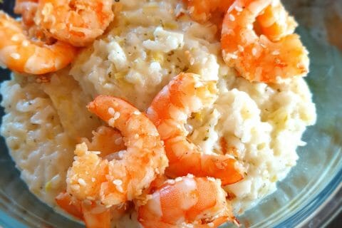 Risotto aux Saint Jacques et poireaux au Thermomix - Cookomix