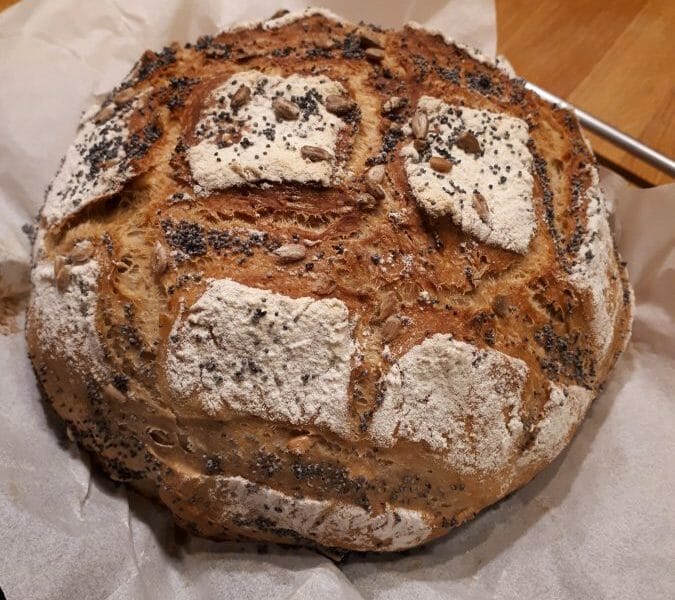 Cliquez pour zoomer ! Pain Cocotte Thermomix par stepho