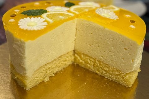 Cliquez pour zoomer ! Bavarois au citron Thermomix par kridom
