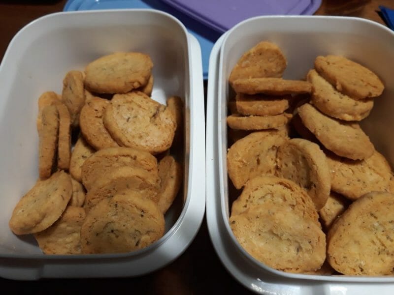 Cliquez pour zoomer ! Sablés au parmesan Thermomix par Fanie84