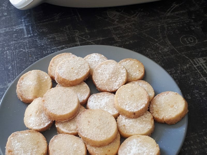 Cliquez pour zoomer ! Biscuits fondants  au citron vert Thermomix par nathbailly