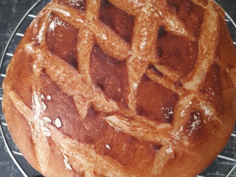 Cliquez pour zoomer ! Pain Cocotte Thermomix par nathbailly