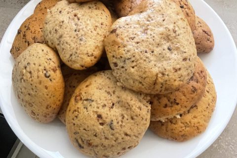 Cliquez pour zoomer ! Cookies au fromage blanc et chocolat noir Thermomix par fanyfanette