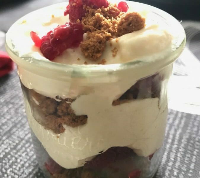Cliquez pour zoomer ! Tiramisu aux framboises et spéculoos Thermomix par Pi-aiM