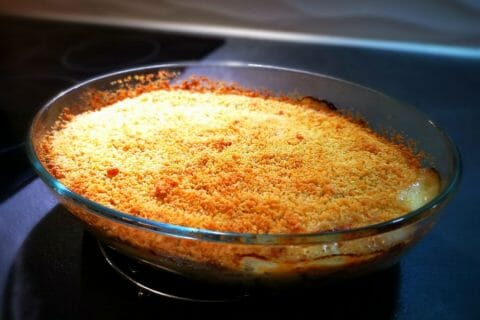 Cliquez pour zoomer ! Crumble courgettes, chèvre et lardons Thermomix par Pi-aiM