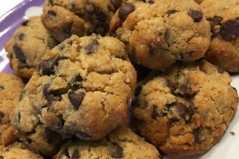 Cliquez pour zoomer ! Cookies au pain rassis et pépites de chocolat au Thermomix