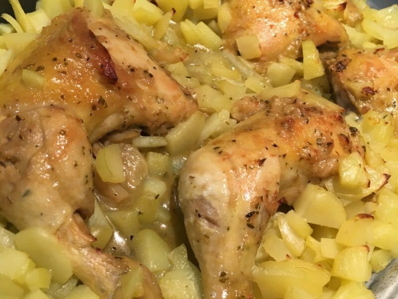 Cliquez pour zoomer ! Pollo al ajillo Thermomix par Poussinette31