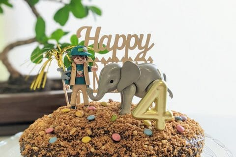 Cliquez pour zoomer ! Gâteau au yaourt et chocolat Thermomix par Poussinette31