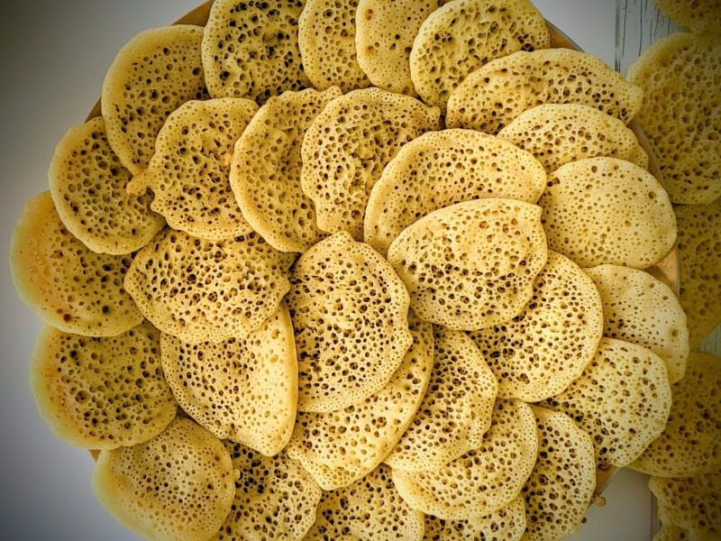 Cliquez pour zoomer ! Baghrir – Crêpes mille trous Thermomix par Poussinette31