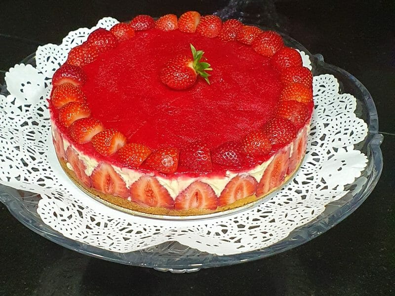 Cliquez pour zoomer ! Fraisier Thermomix par lamiaa