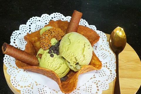 Cliquez pour zoomer ! Glace à la pistache Thermomix par lamiaa