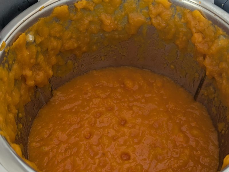 Cliquez pour zoomer ! Gratin de potiron et patate douce au comté Thermomix par currycurry