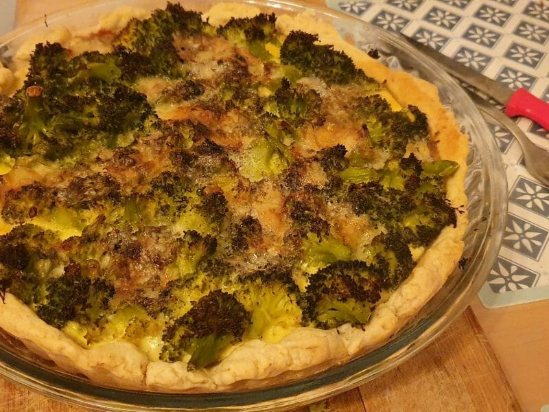 Cliquez pour zoomer ! Tarte aux brocolis et roquefort Thermomix par ianismed