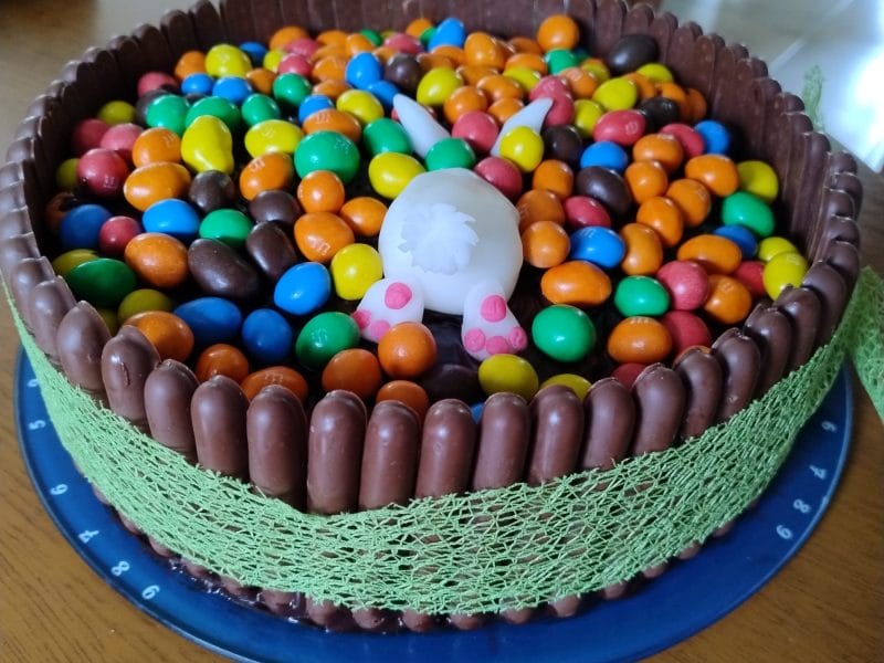 Cliquez pour zoomer ! Gâteau lapin de Pâques Thermomix par nanoue-35