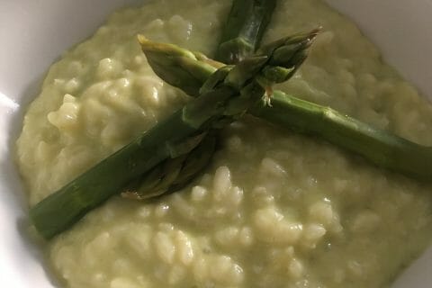 Cliquez pour zoomer ! Risotto aux asperges vertes au Thermomix