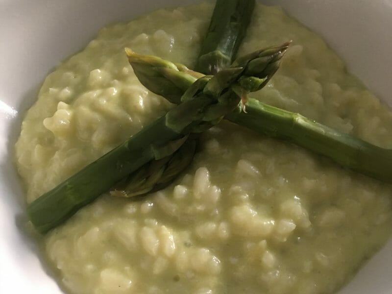 Cliquez pour zoomer ! Risotto aux asperges vertes Thermomix par C3LIN3