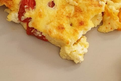 Cliquez pour zoomer ! Clafoutis tomates cerises et fromage de chèvre Thermomix par deydey87