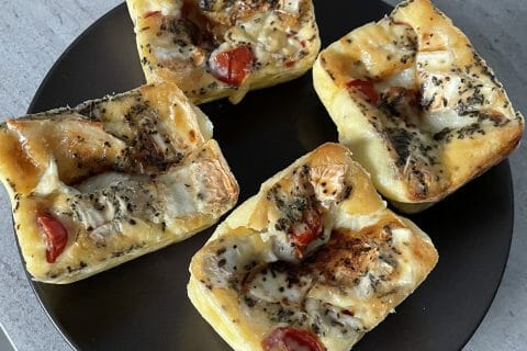 Cliquez pour zoomer ! Clafoutis tomates cerises et fromage de chèvre Thermomix par deydey87