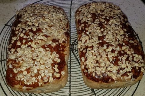 Cliquez pour zoomer ! Pain aux flocons d’avoine et au miel Thermomix par Cricri 67