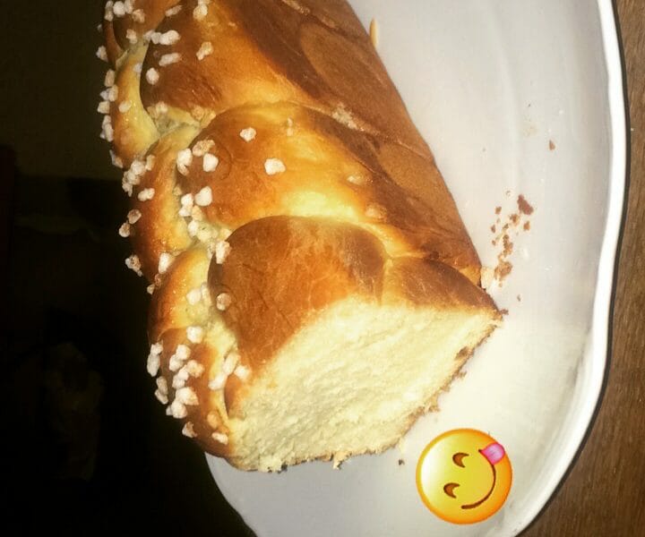 Cliquez pour zoomer ! Brioche tressée à la mie filante Thermomix par Sandrine7455