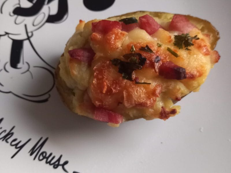 Cliquez pour zoomer ! Pommes de terre farcies à la purée d’endives et aux lardons Thermomix par mellyssa