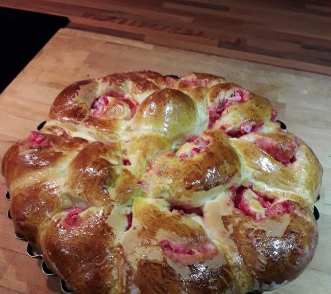 Cliquez pour zoomer ! Brioche aux pralines roses Thermomix par madaca