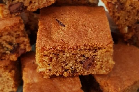 Cliquez pour zoomer ! Carrés spéculoos et chocolat blanc au Thermomix