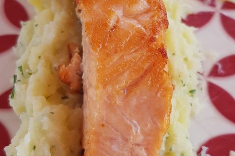 Cliquez pour zoomer ! Ecrasé de pommes de terre et saumon au Thermomix