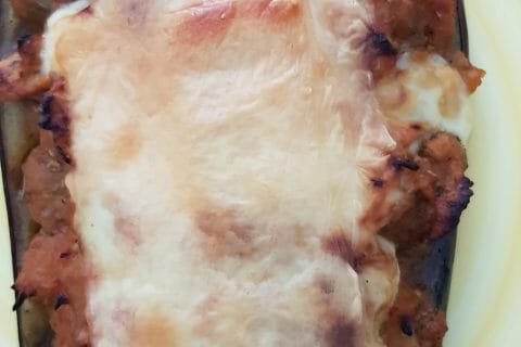 Cliquez pour zoomer ! Aubergines farcies au thon au Thermomix