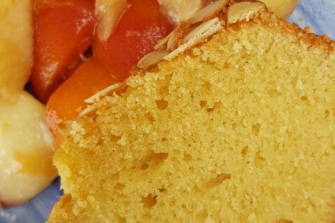 Cliquez pour zoomer ! Cake aux amandes au Thermomix