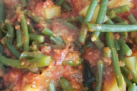 Cliquez pour zoomer ! Haricots verts à l’italienne au Thermomix