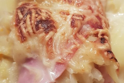 Cliquez pour zoomer ! Roulés gratinés de jambon aux légumes au Thermomix