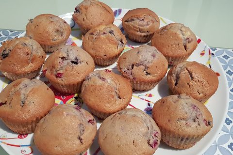 Cliquez pour zoomer ! Mini muffins aux fruits rouge au Thermomix
