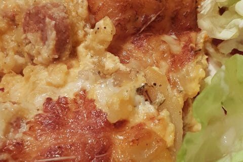 Cliquez pour zoomer ! Gratin de pommes de terre au chorizo au Thermomix